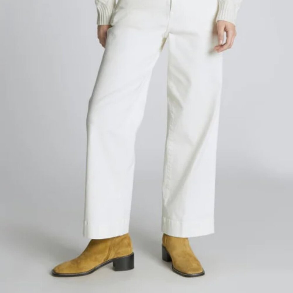 Everlane City Boot in Tan Suede
